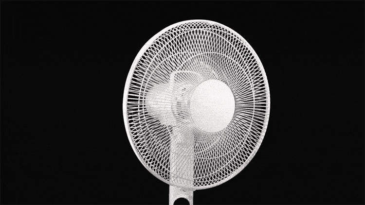 扇風機 DCモーター 左右首振り リモコン付 PF-402FD-W ホワイト8