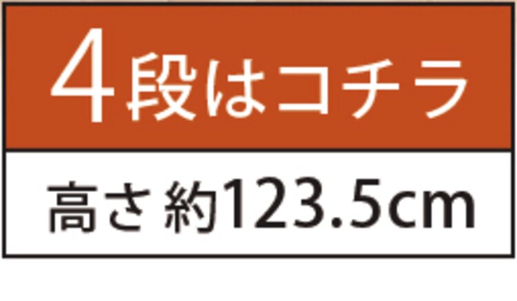 木製棚板スチールラック 4段 MSRK-4 全3色【プラザセレクト】10