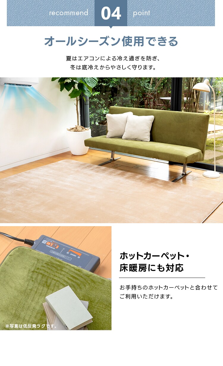 高反発ラグ 200×300cm グリーン【プラザセレクト】 7184757 │アイリス ...