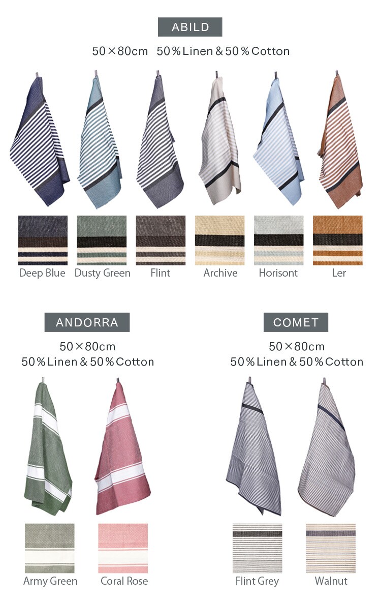 【メール便】ジョージジェンセンダマスク エジプト キッチンタオル フリント【代引き不可】6