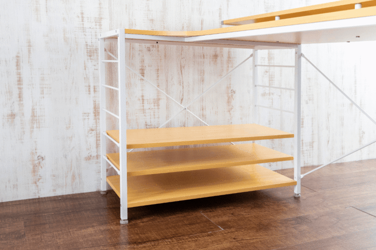 机 デスク PCデスク L字 LDK-1279 ナチュラル7