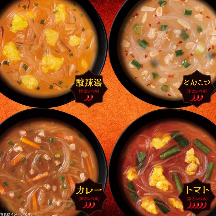 辛旨バラエティ 8種のスープ春雨 40食2