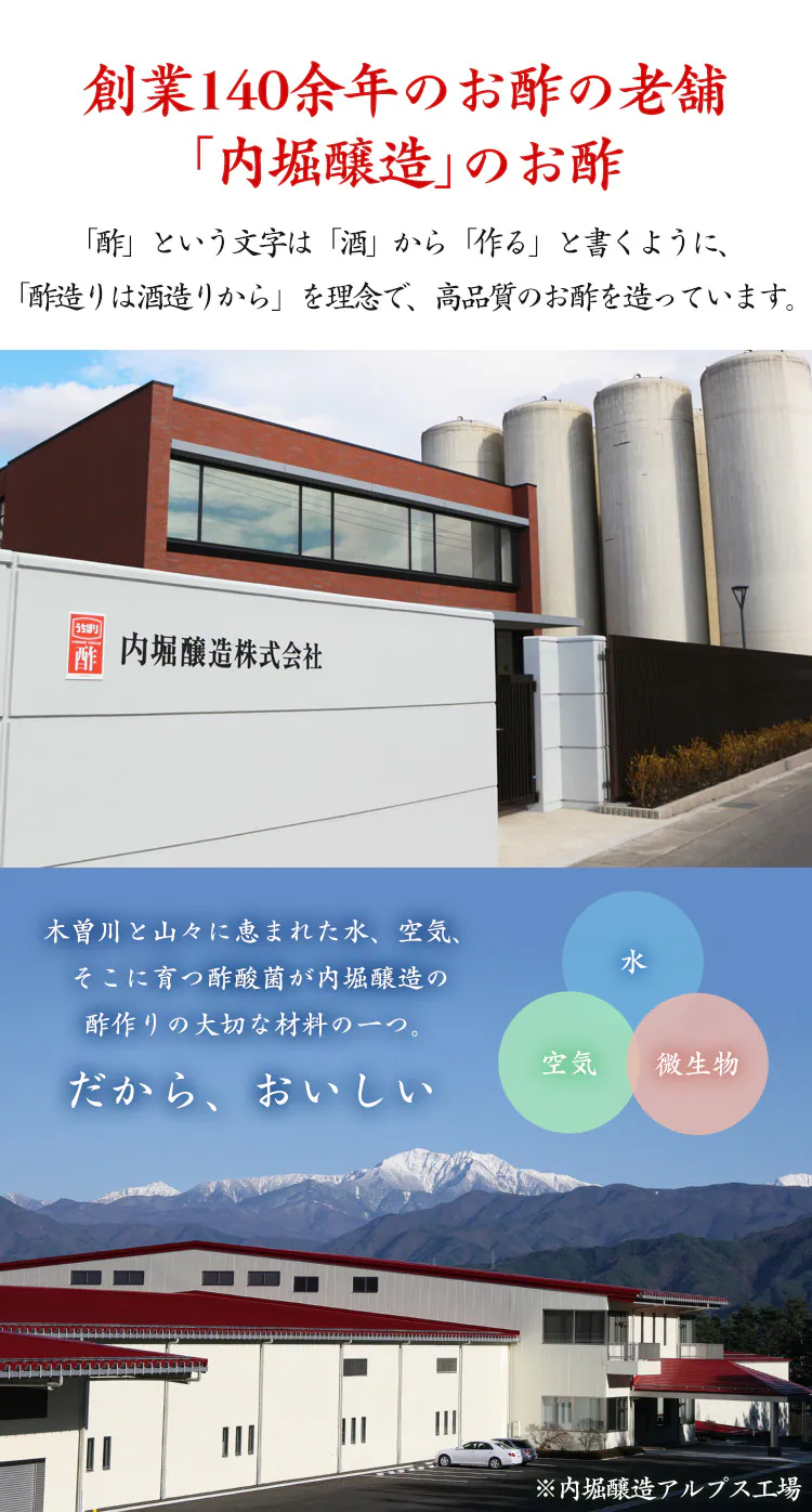 純米大吟醸酢 内堀醸造 360ml  8