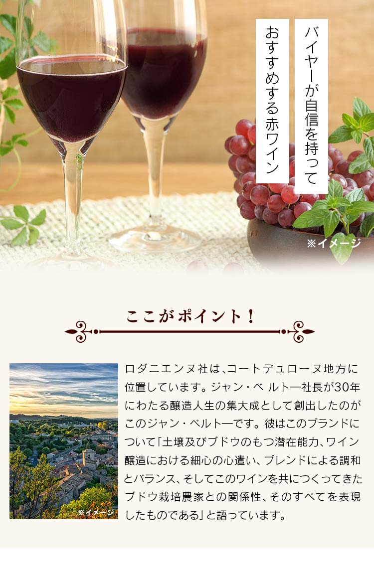 ジャン・ベルトー コート・デュ・ローヌ レゼルヴ ルージュ 750ml 【プラザセレクト】【プラザマーケット】  7195461│アイリスプラザ│アイリスオーヤマ公式通販サイト