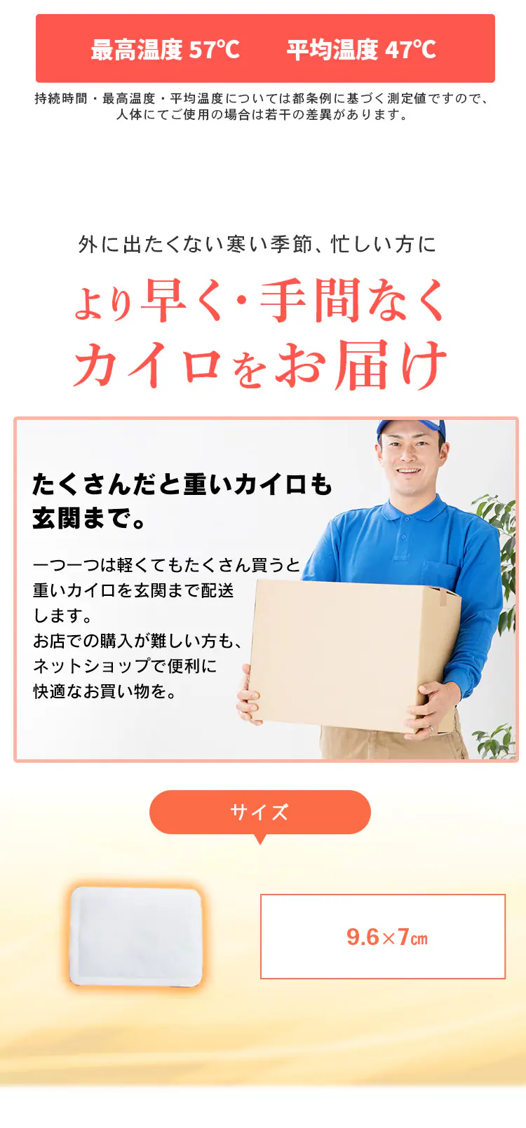 【120枚】 カイロ 貼る ミニサイズ 低温タイプ2