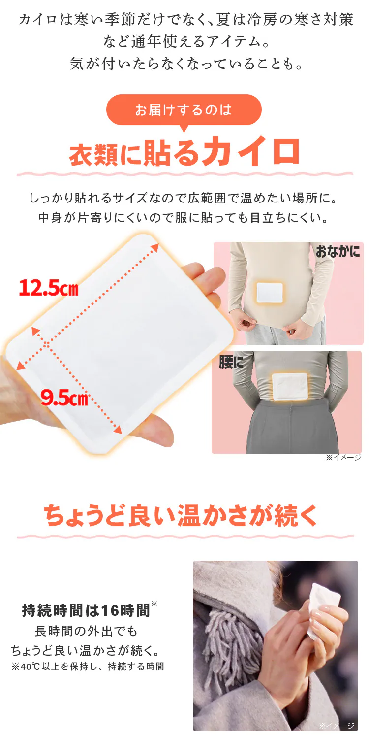 【120枚】 カイロ 貼る レギュラーサイズ 低温タイプ1