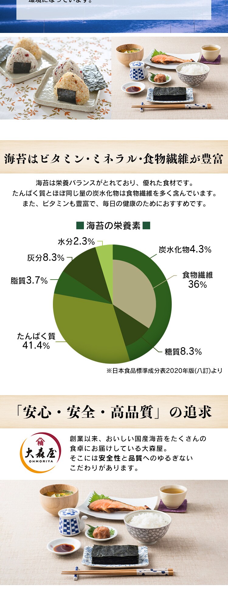 大森屋 焼きたて海苔(工場直送便) 【時間指定不可】【代引き不可】2