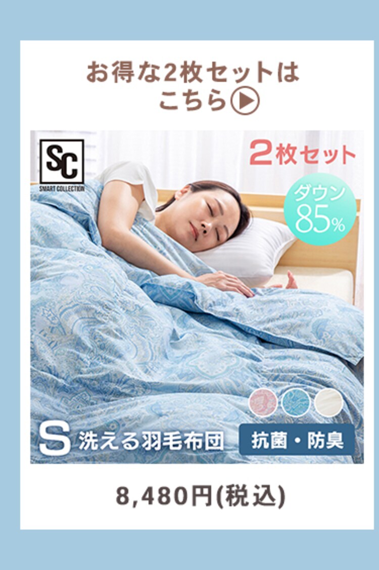 掛け布団 シングル 羽毛 SDD85% アイボリー13