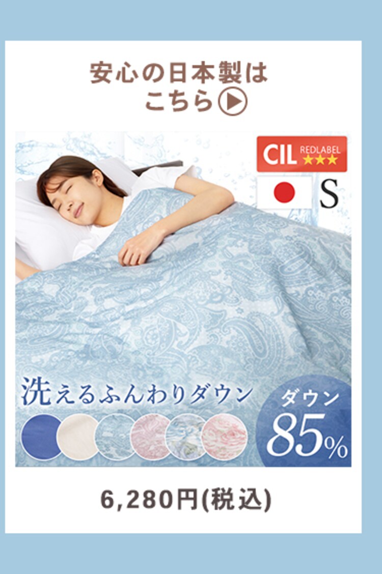 掛け布団 シングル 羽毛 SDD85% アイボリー14