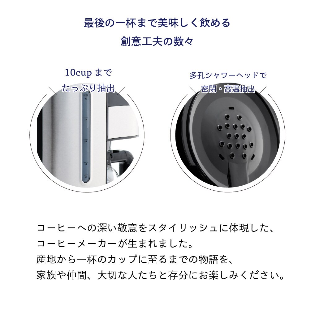 ラッセルホブス コーヒーメーカー 1160ml 大容量 7653JP 7215169