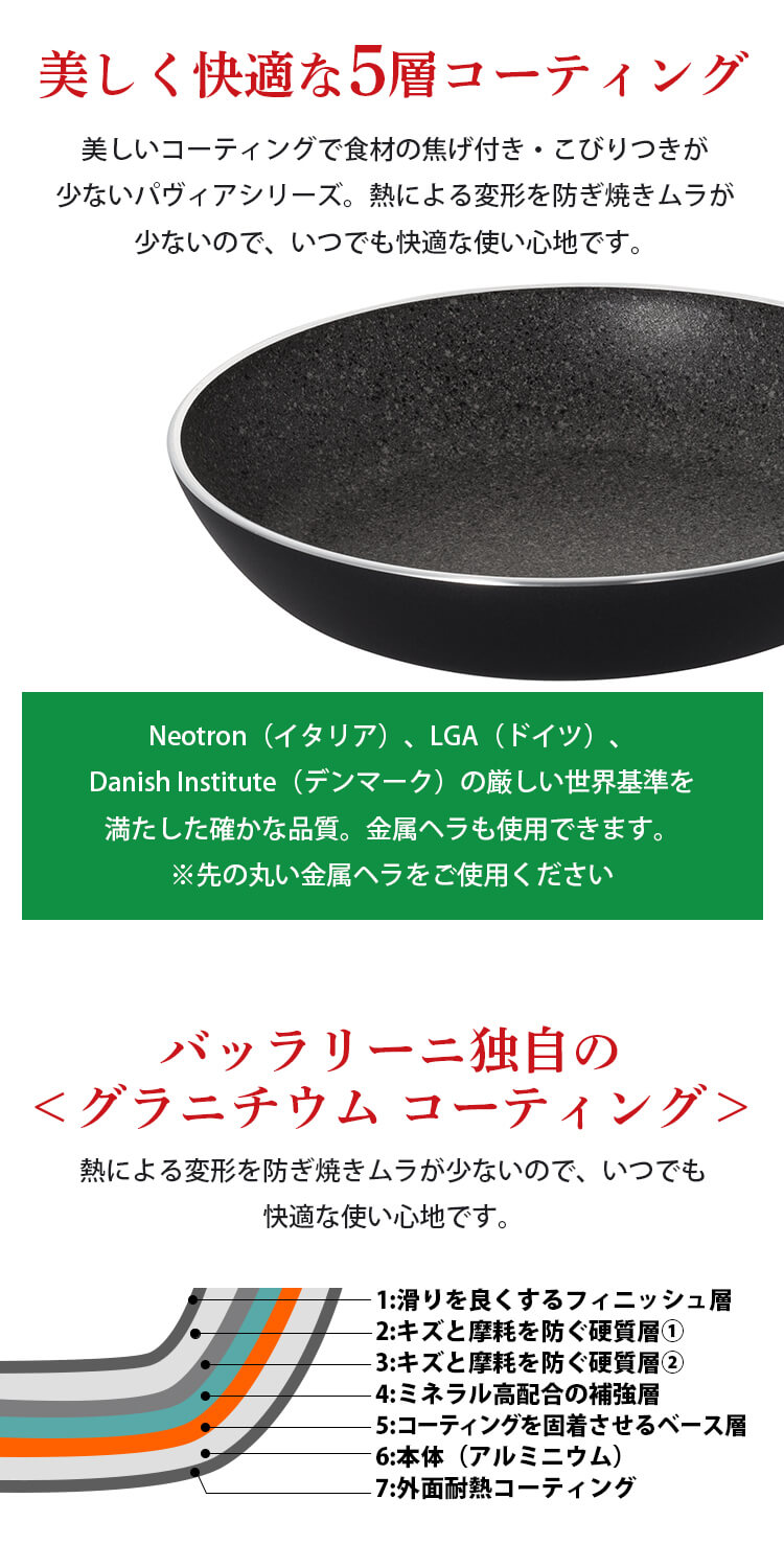 今だけ限定15%OFFクーポン発行中 ツヴィリングJ.A.ヘンケルスジャパン BALLARINI バッラリーニ Pavia パヴィア フライパン深型  28cm 75001-775-0 www.luislevi.cl