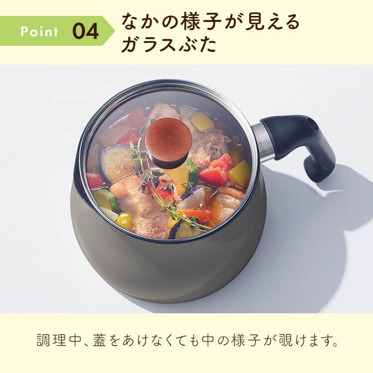 和平フレイズ 和平フレイズ マルチポット L 16cm 3L IH対応 ふっ素樹脂加工 トゥーメイ ドルチェ RB-1254 レッド7
