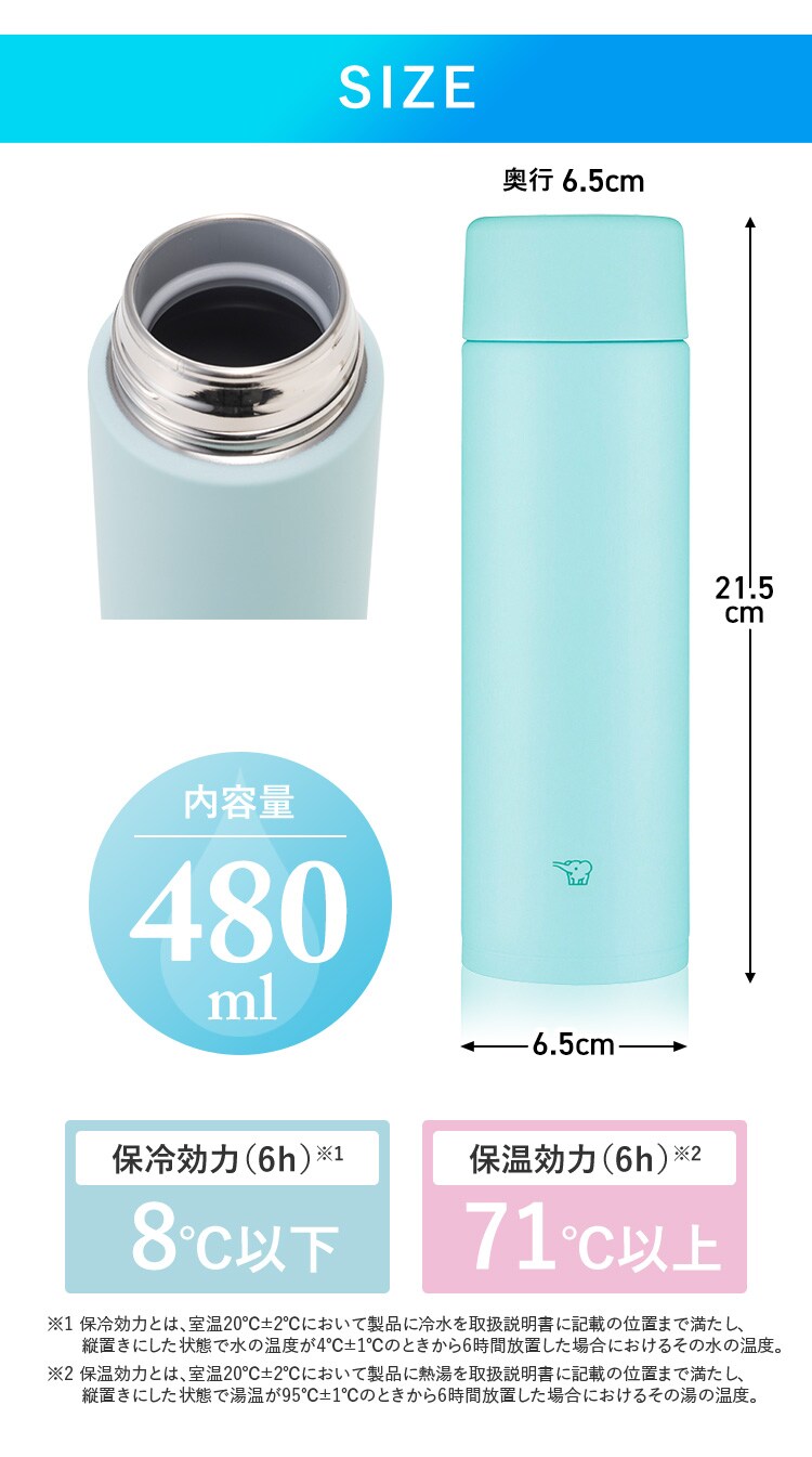 象印 象印ステンレスマグ SM-ZA48 スレートブラック7