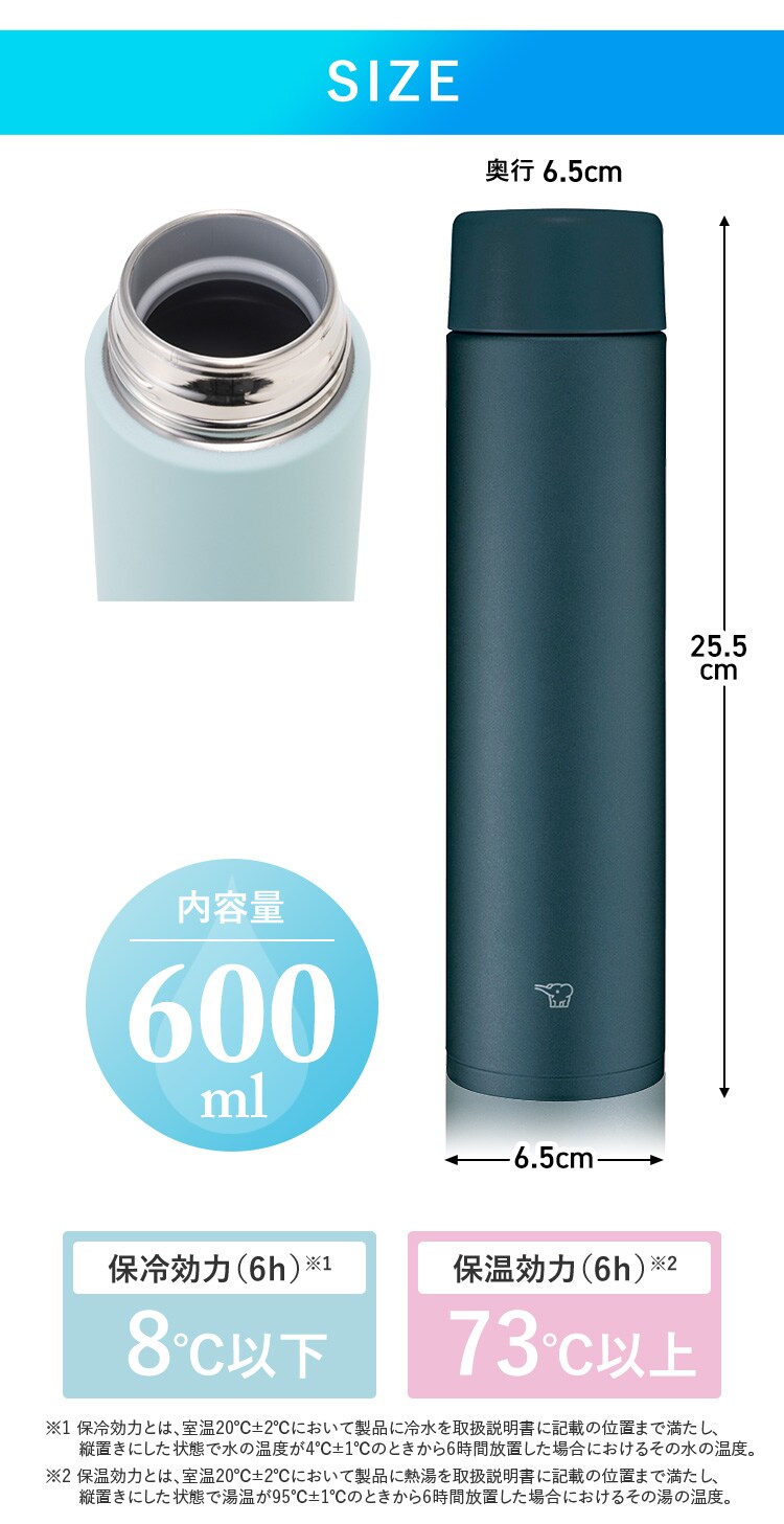 象印 象印ステンレスマグ SM-ZA60 スレートブラック6