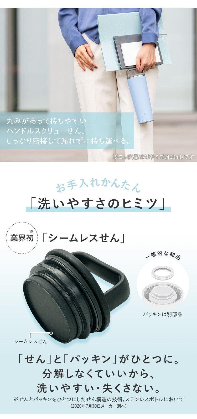 象印 象印ステンレスキャリータンブラー SX-JA30 ウォータリーグリーン 3