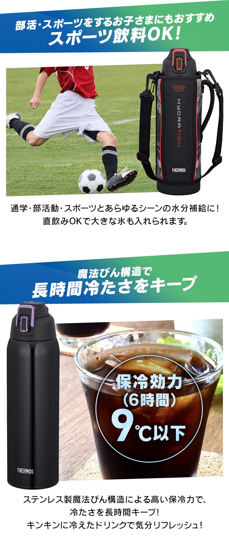 サーモス サーモス 真空断熱スポーツボトル 1.5L FHT-1502F BKPL 全4色【プラザセレクト】2