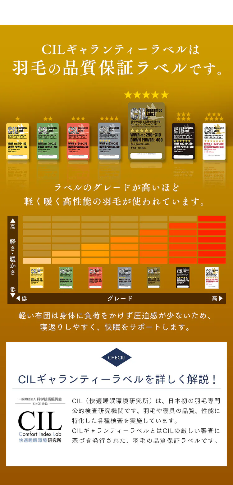羽毛布団  WDD93% 1.2kg セミダブルロング 【直送】 【プラザセレクト】5