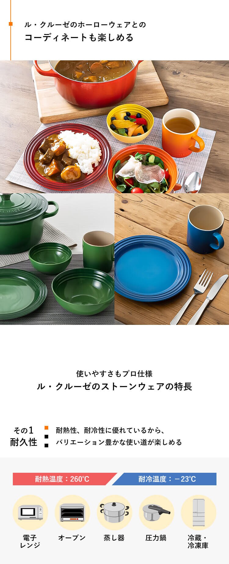 【13％OFF】お皿 プレート 22cm ルクルーゼ Arte della Tavola チェリーレッド3