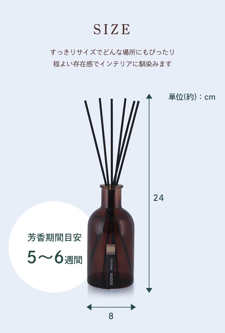 ロッコディフューザー 150ml　全4色【プラザセレクト】4