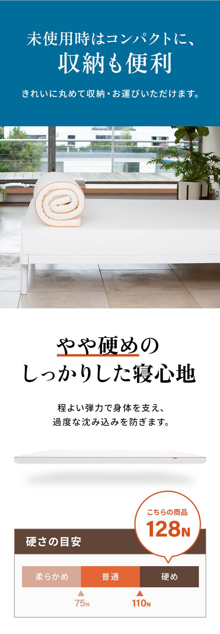 マットレストッパー シングル 厚さ5? DORMEO エッセンシャルメモリー 8