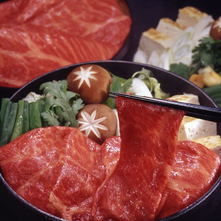 【冷凍】京都府/京都・大橋亭 黒毛和牛すき焼き用300g(肩・モモ)【代引き不可】0