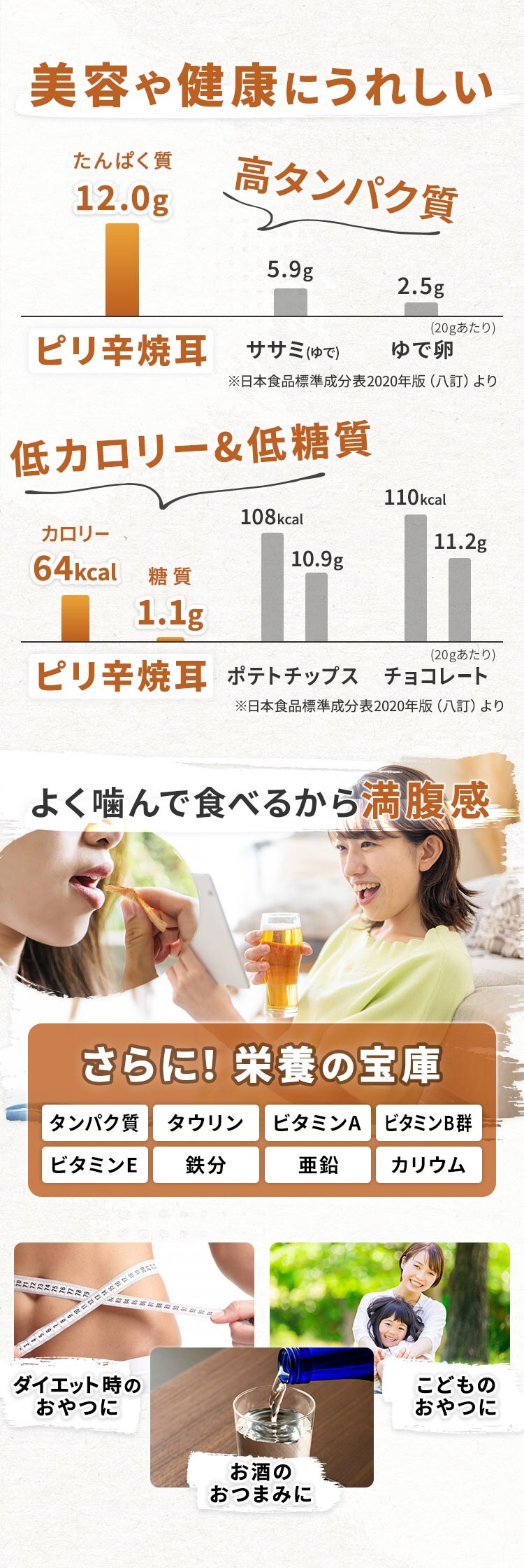 【2袋】ピリ辛焼耳153g　リニューアル 1