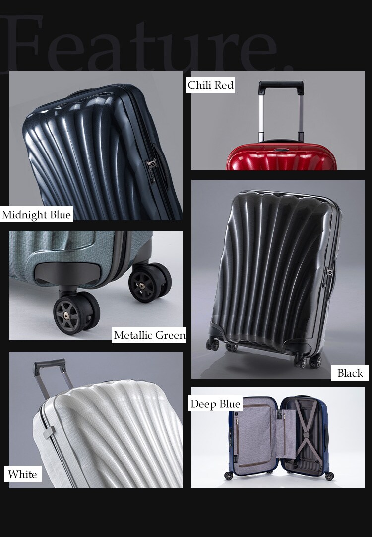 スーツケース サムソナイト 94L 7泊以上 ダブルキャスター C-lite SPINNER 75/28 ホワイト1