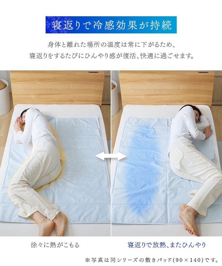 ジェルマット 56×31cm 接触冷感 全2色3