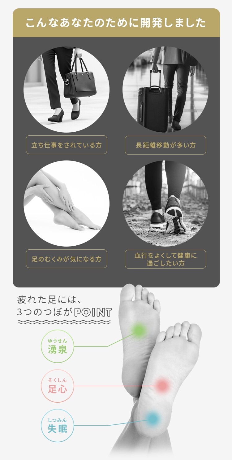 マッサージ器 足もみマッサージャー グレー IMSG-F101 2