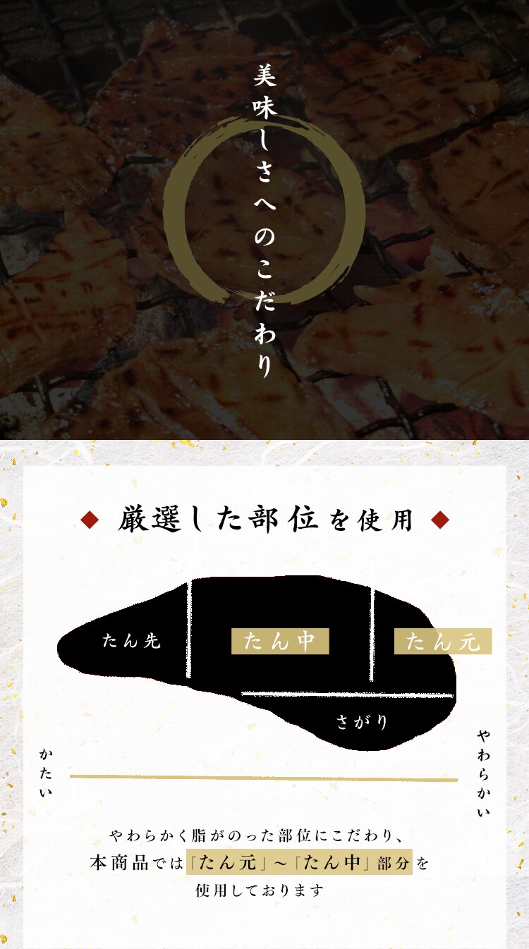 牛たん塩極元7mm350g×2 【時間指定不可】【代引き不可】2