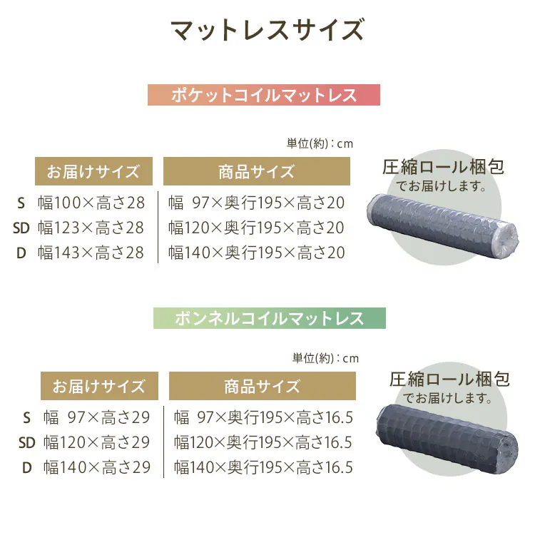 【マットレスセット】ベッド ダブル ロータイプ 棚付き コンセント ナチュラル + ポケットコイル ブラック14