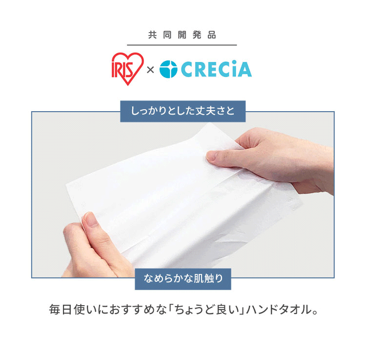 しっかりふけるハンドタオル ソフトタイプ 2枚重ね 200組（400枚）Mサイズ1