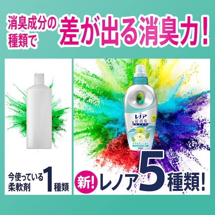 P&G レノア 超消臭1WEEK 柔軟剤 詰め替え 1520ml 全2種類【プラザセレクト】1