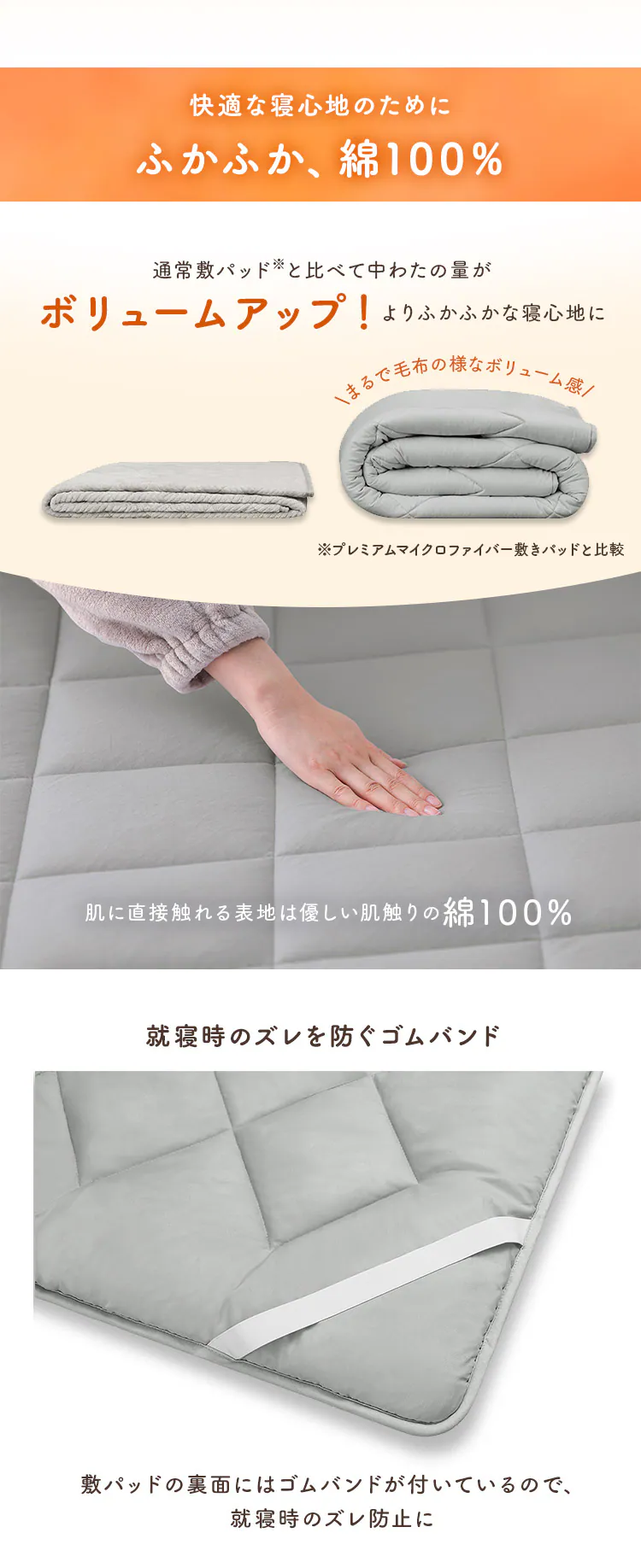 +5℃敷パッド SDサイズ グレー BSP-SC-SD 5