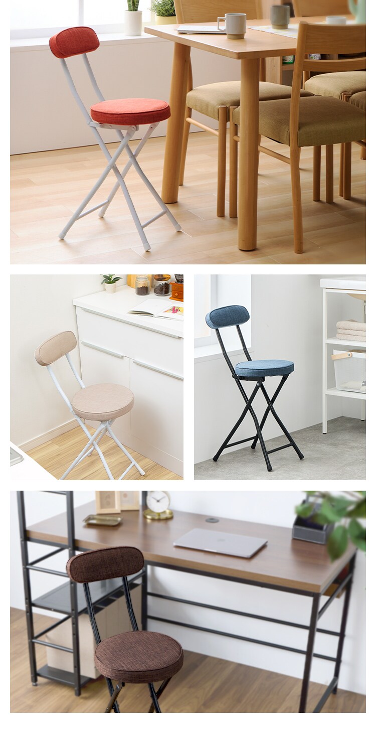 折りたたみチェア OTCSR-77 ベージュ1