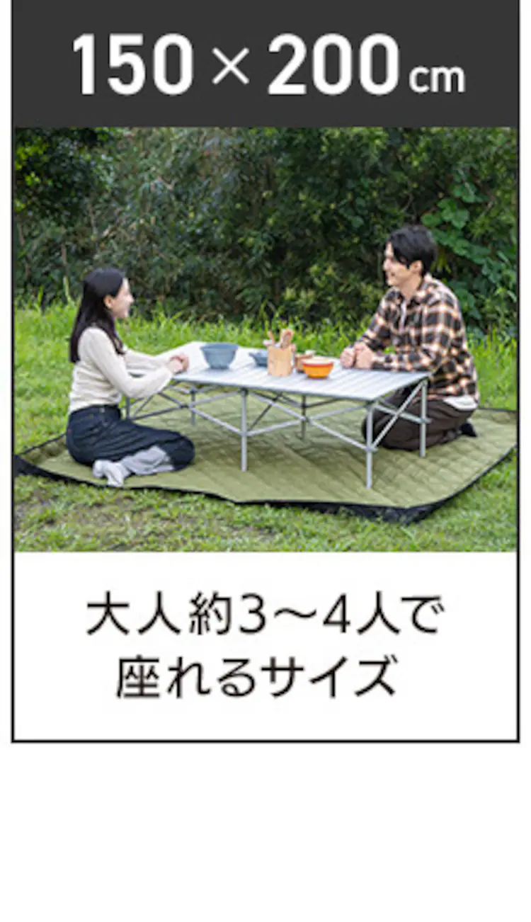 極厚レジャーシート 60×60 全2色【プラザセレクト】6