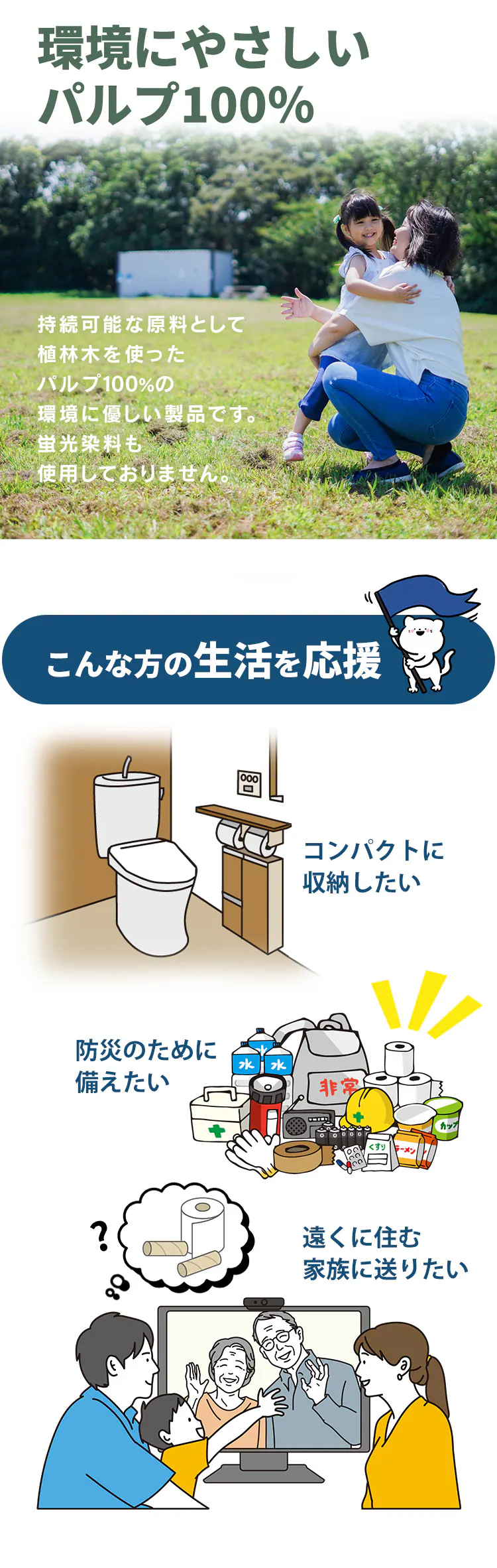 【8ロール】トイレットペーパー シングル 2倍巻 スマートエール2