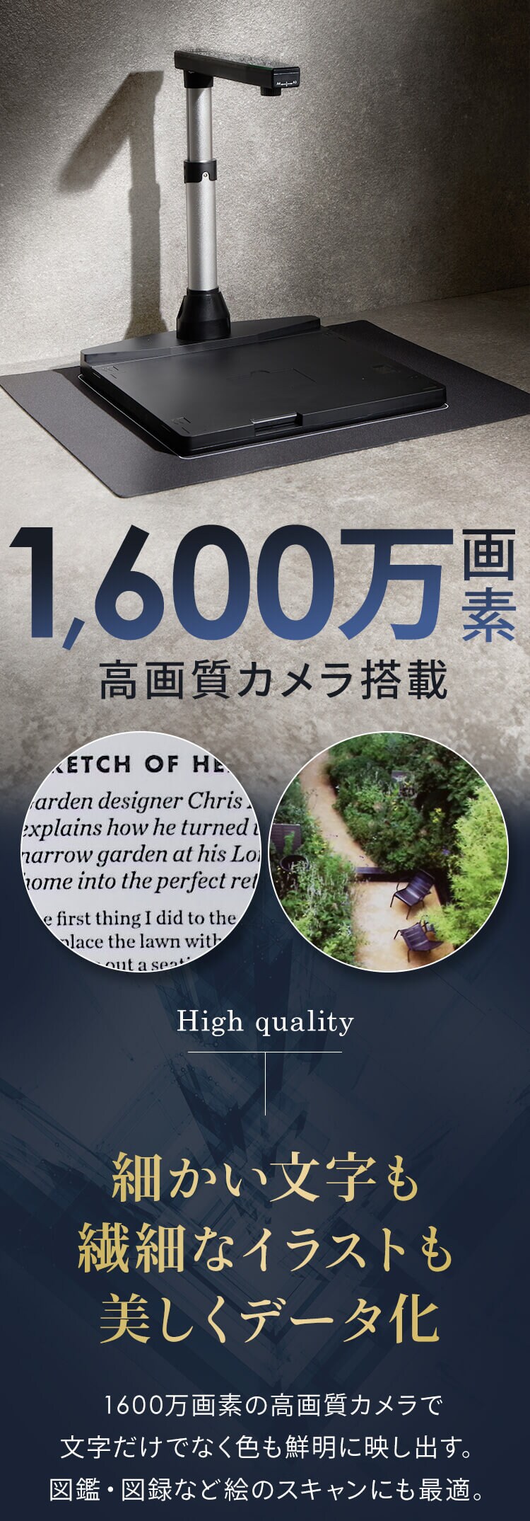 ドキュメントスキャナー ダークグレー WJ1617 【プラザセレクト】1