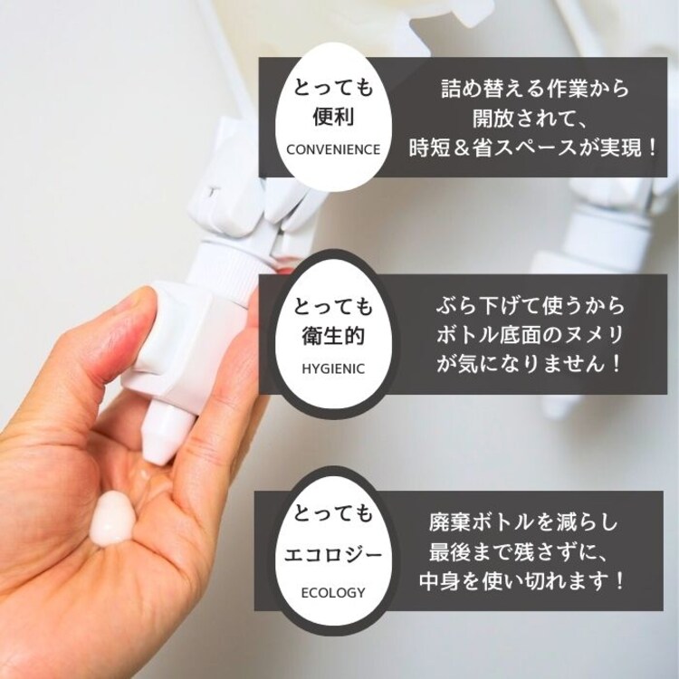 詰替えパック そのまま詰替えクリッピュ 3個セット TC6-W-04 2