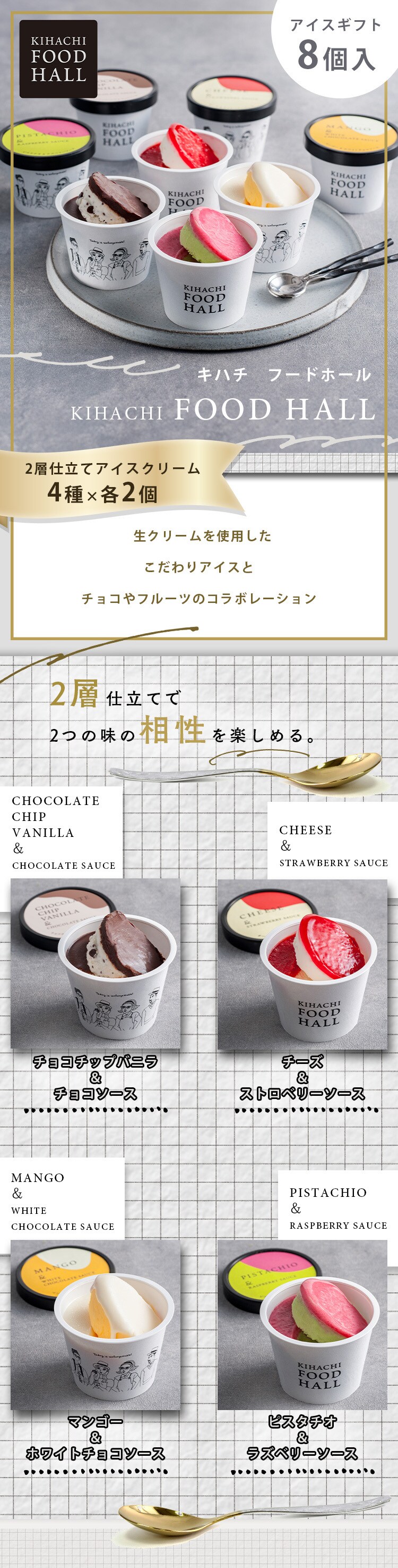 キハチフードホール アイスギフト AH-KF8 【時間指定不可】【プラザセレクト】【代引き不可】0