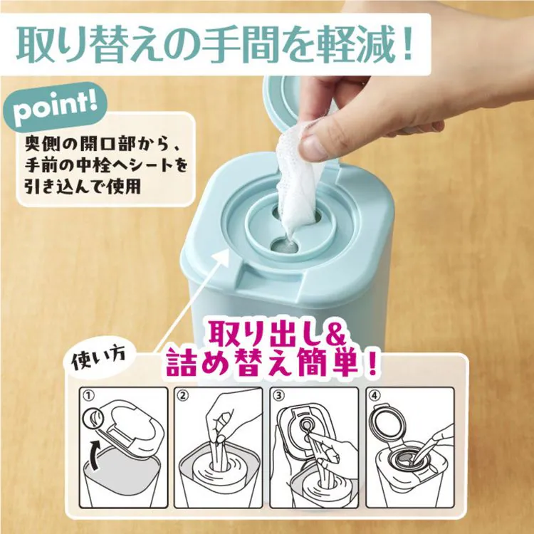 スコッティ パーフェクトフィット ウェットティシュー 除菌 アルコールタイプ 100枚 ミストブルー2