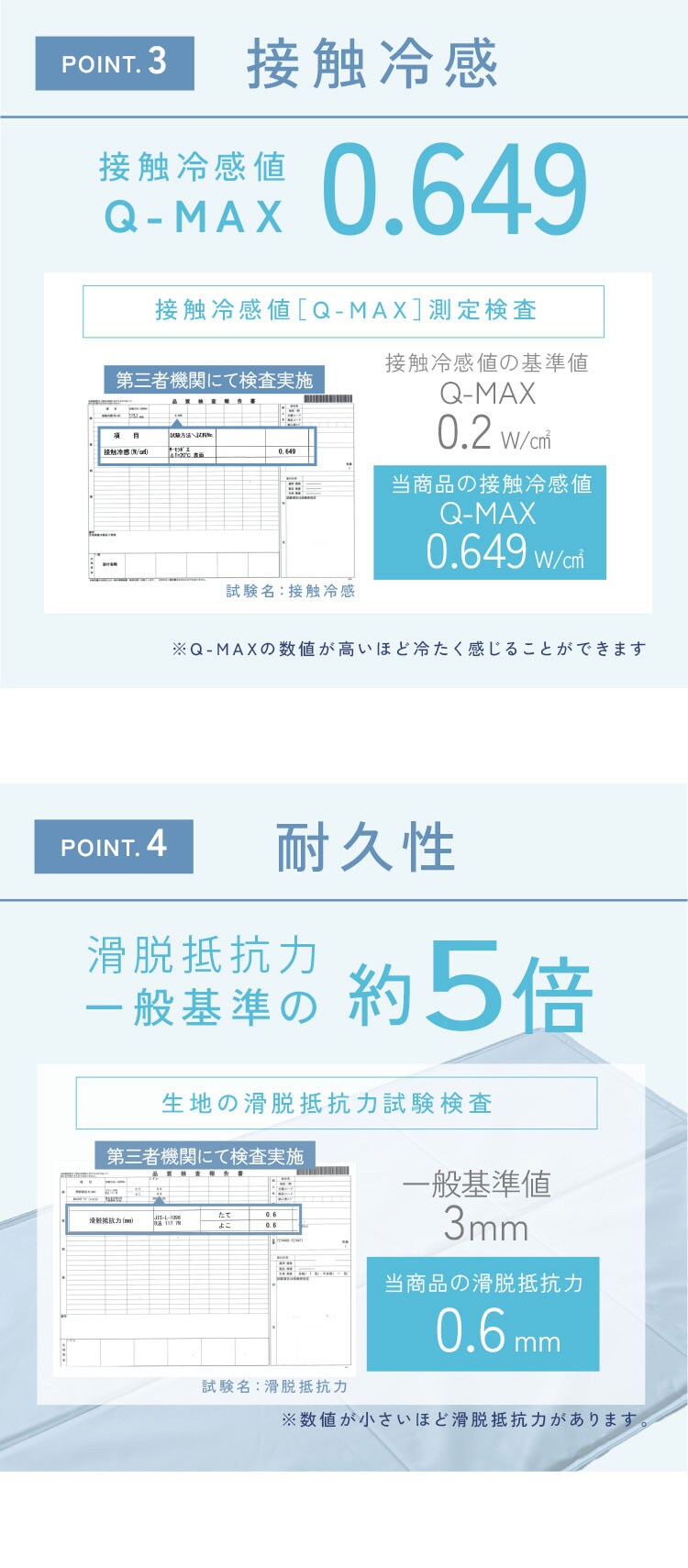 ヒンヤリソルトジェルマット 56×31 ライトグレー【プラザセレクト】4