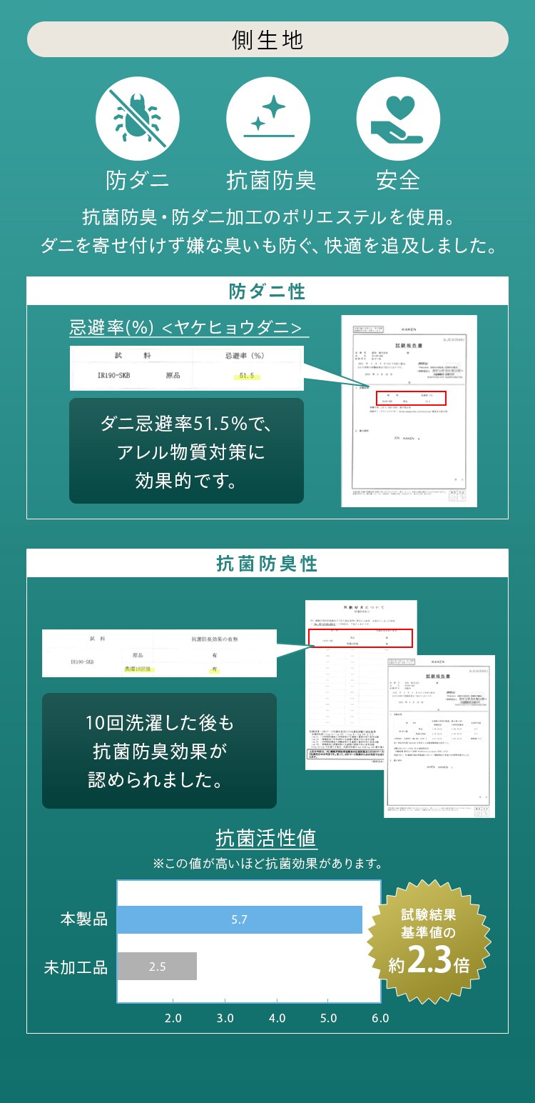 さくら産業 洗える敷き布団・掛け布団　セット 全6色【プラザセレクト】4
