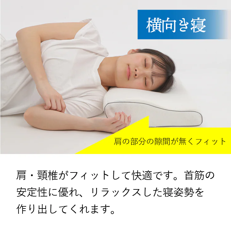 低反発枕 ストレートネック 人間工学基づいた 枕 ホワイト 85065 【プラザセレクト】6