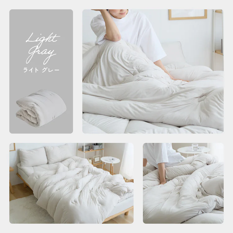 【50%OFFクーポン】雲の寝心地 掛け布団 S ホワイト【プラザセレクト】11