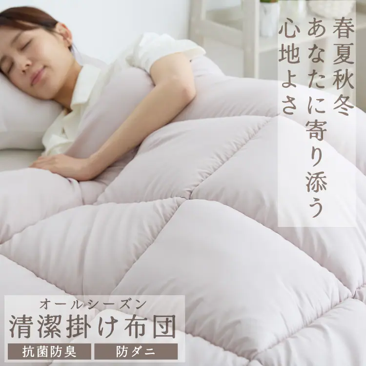 オールシーズン清潔掛け布団 D ホワイト【プラザセレクト】0