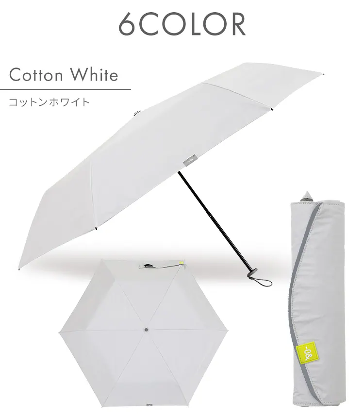 折りたたみ傘 軽量ミニ 0& 晴雨兼用 日傘 晴雨兼用パラソル ミニ50 52323 リーフグリーン【プラザセレクト】2