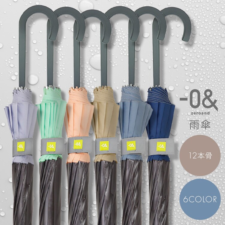 傘 雨傘 クリアアンブレラ 12本骨 小川 52339 ミント【プラザセレクト】0