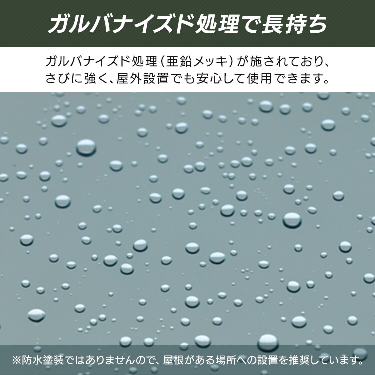 MOJYU 物置【Ave-アーヴェ-】スモール SED-001 スレートグレー/パールグレー【プラザセレクト】5