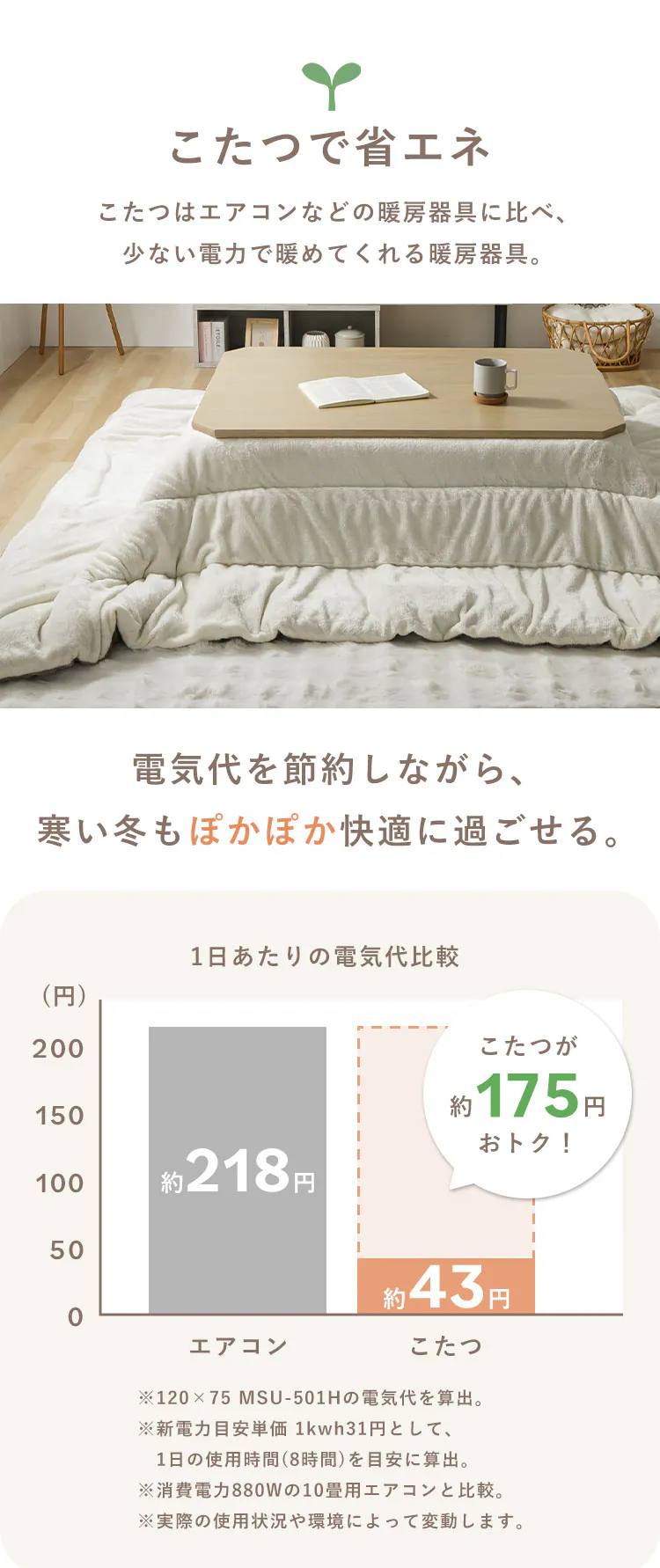 折れ脚こたつ LOR25 90×60 ナチュラル【プラザセレクト】4